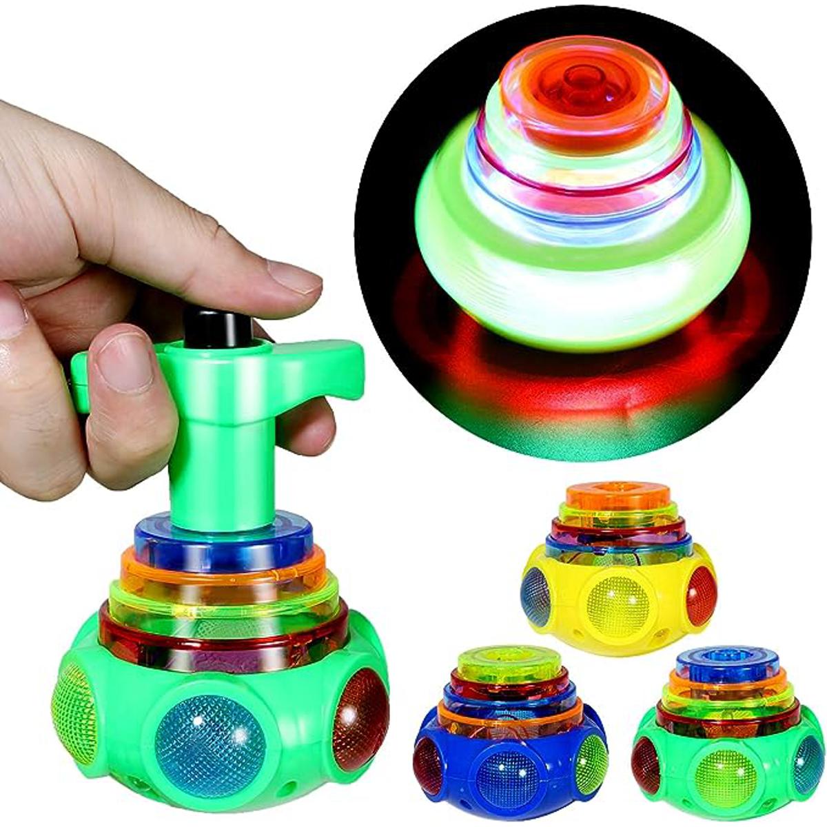 Stylish Lattoo with LED Light & Music Spinning Toy for Kids