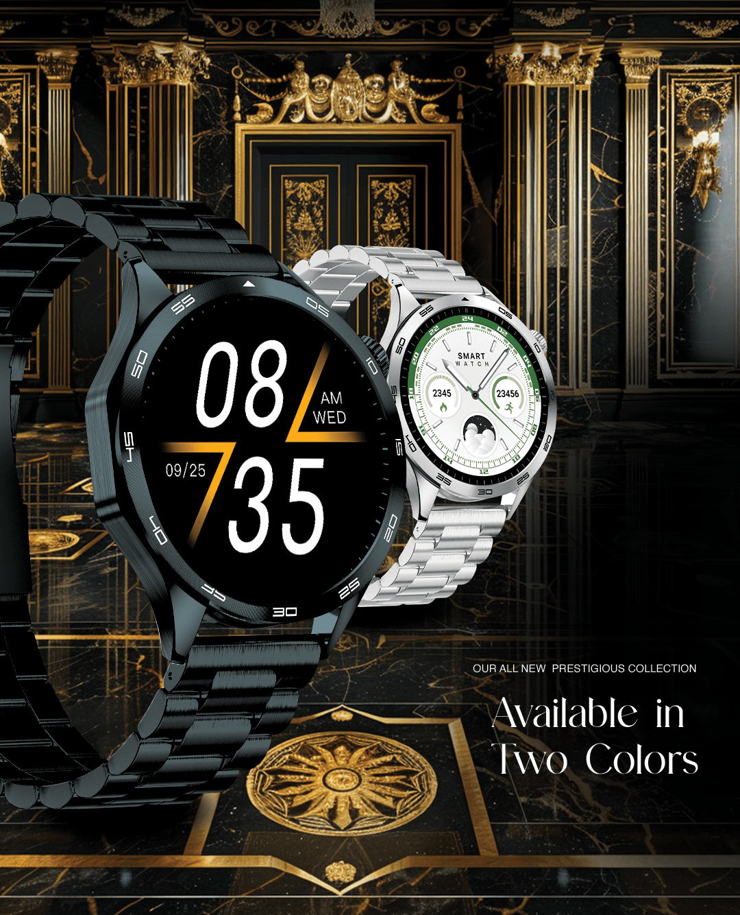 Dany Boss Pro Smartwatch with Amoled HD Display | smart watch for Android and IOS | Bluetooth Calling Smart Watch With One Year Brand Warranty