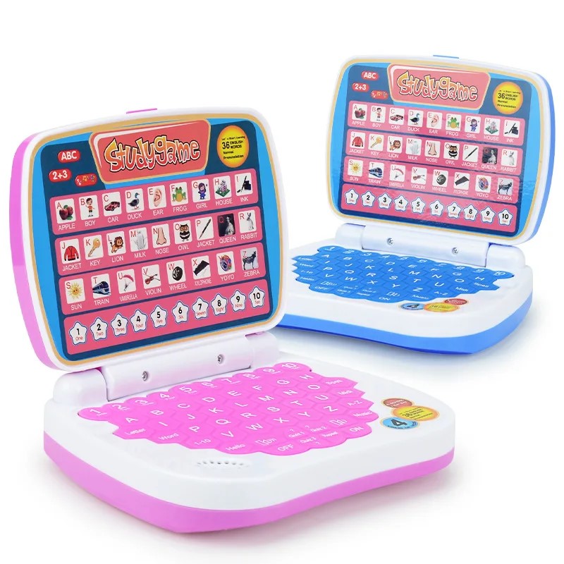 Toy World Educational Children's Laptop Interactive Learning Toy for  Language Cognitive Skills Development