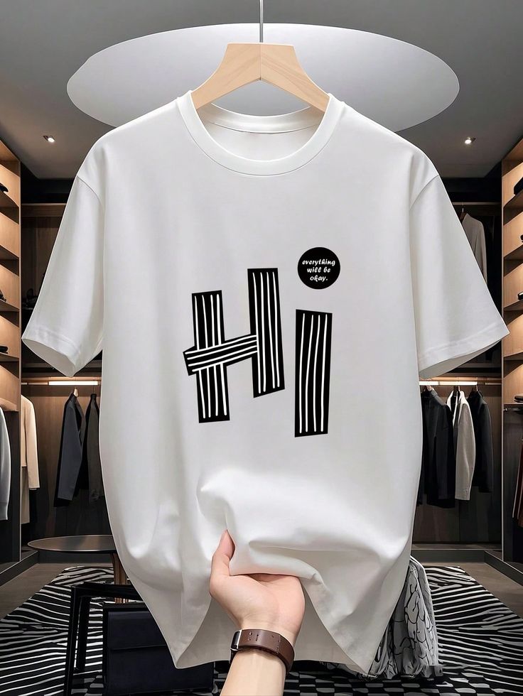 Hi printed T shirt For Men/women Summer Collection Soft jersy Fabric