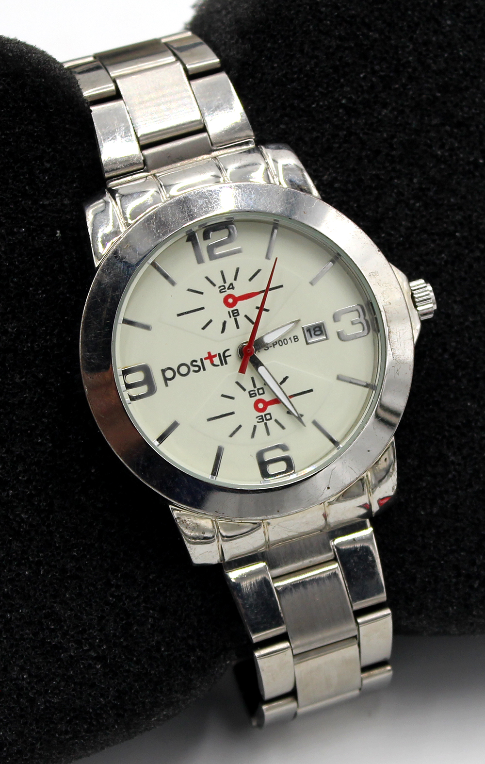 Positif Men's Casual Round Watch Quartz Round Dial with date