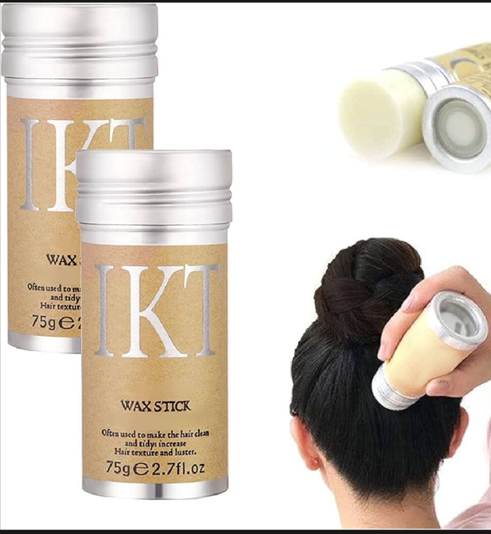 Hair Wax Stick, Wax Stick for Hair, Slick Stick for Hair Non-greasy Styling Hair Pomade Stick, Strong Hold Makes Hair Look Neat,Tidy