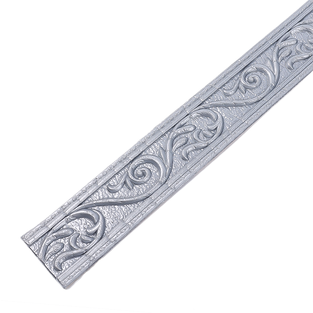 2.3M /Roll 3D Foam Wall Stickers Self Adhesive Waterproof Baseboard Wallpaper Border Wall Sticker Home Decorations