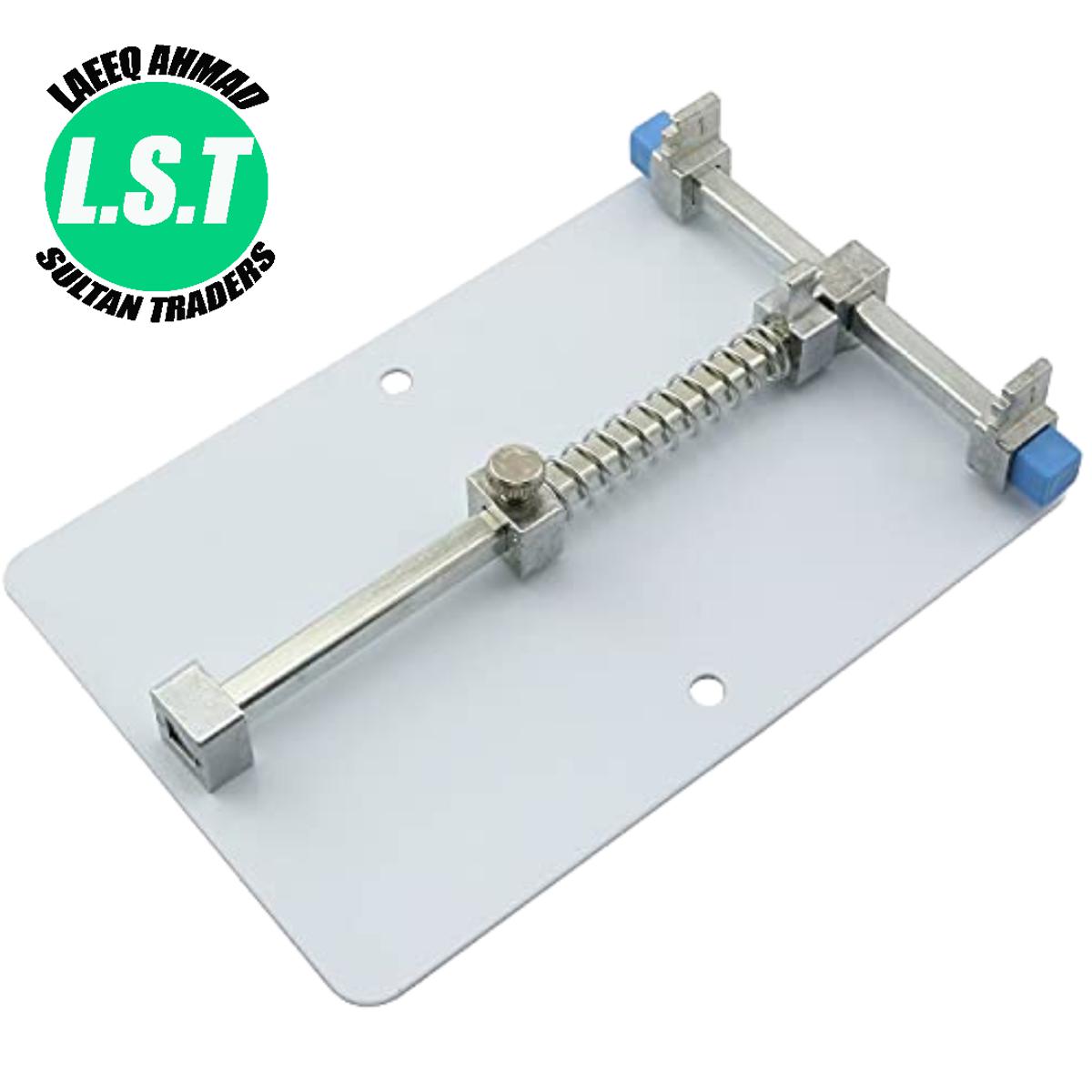 Universal board Holder Stand Stainless Steel 120x80x20mm board Holder Circuit Board Fixture Soldering De-Soldering For Mobile Motherboard BGA SMD Chip Repair Tools