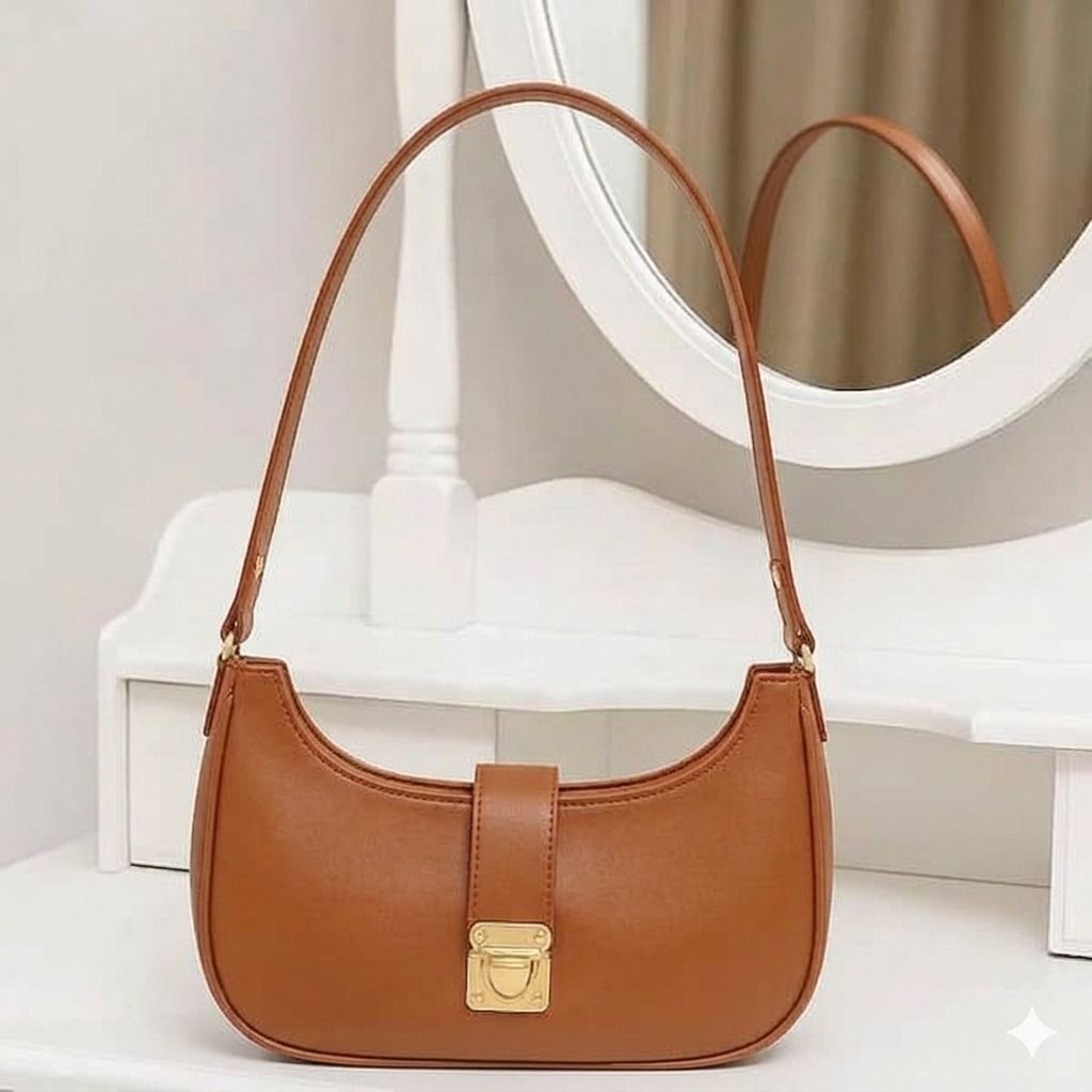 New Trendy Shoulder Handbag for Girls | Stylish Ladies Shoulder Bag | Ladies Bag Women's Handbag Shoulder Bag Crossbody Bag PU Leather Bag Purse for Girls Fashion Bag Designer Handbag Casual Handbag Office Bag Tote Bag