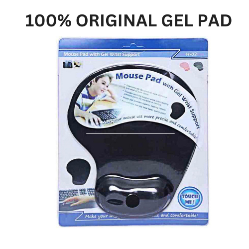Original Mouse Pad With Cooling Gel & Foam - Thumb Shape Mousepad With Wrist Rest - Washable Mouse Mat & Non Slip