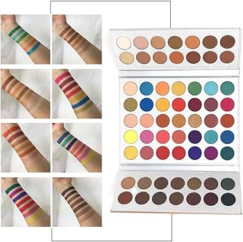 63 Colours Pearlescent Matte Eyeshadow, 63 Colours Eyeshadow Palette , Eye Cosmetics, Makeup Palette, 3 Folding Palette