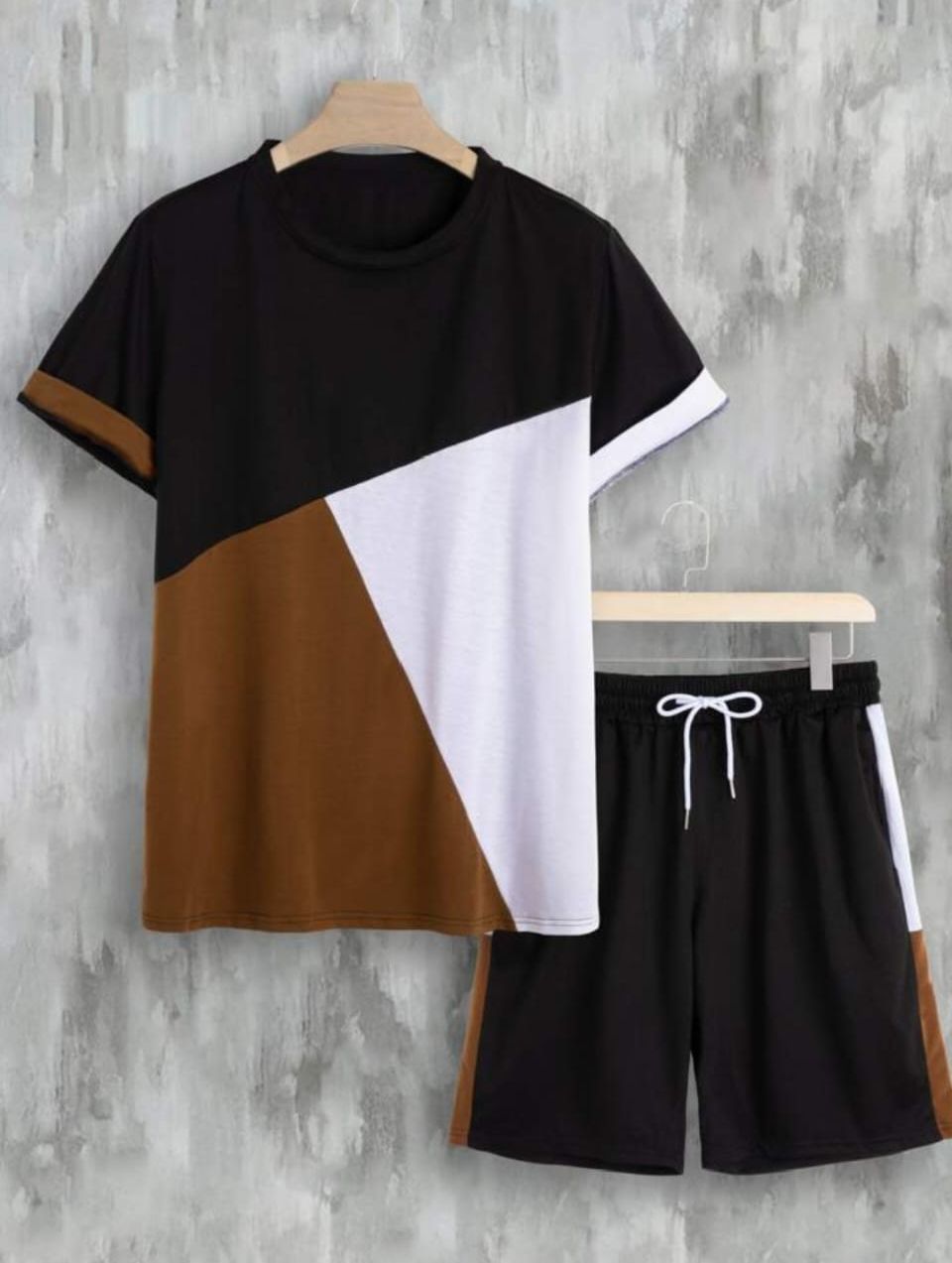 N.T- Three Tone Colour Black Tracksuit for Mens & Boys