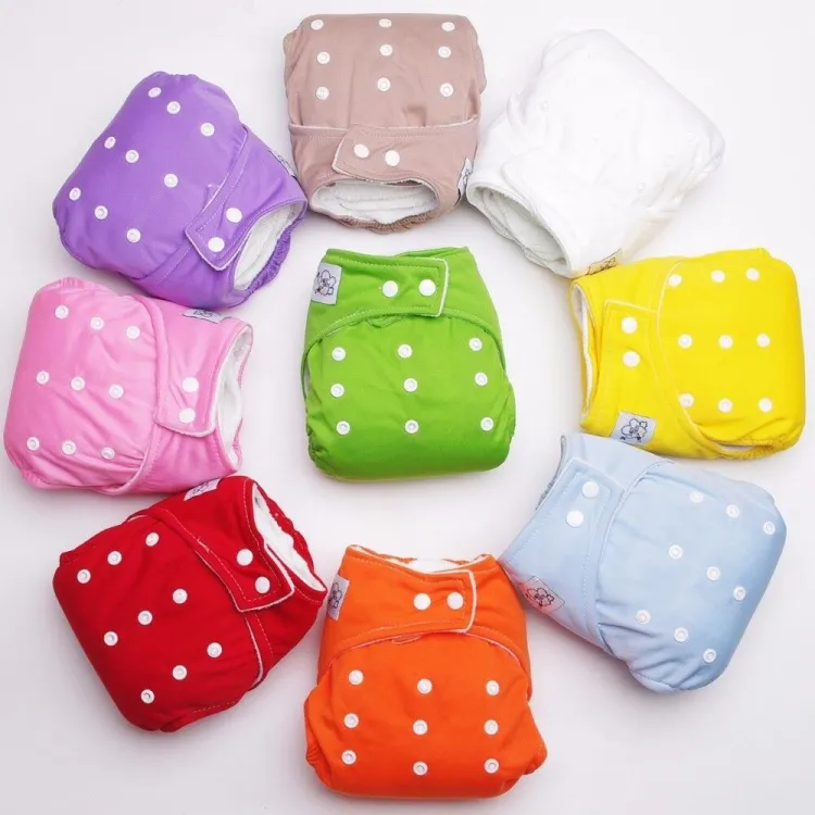 Baby Reusable Diapers Newborn Cotton Cloth Nappy Diaper Liners Kid Washable Nappy Baby Cloth Diaper