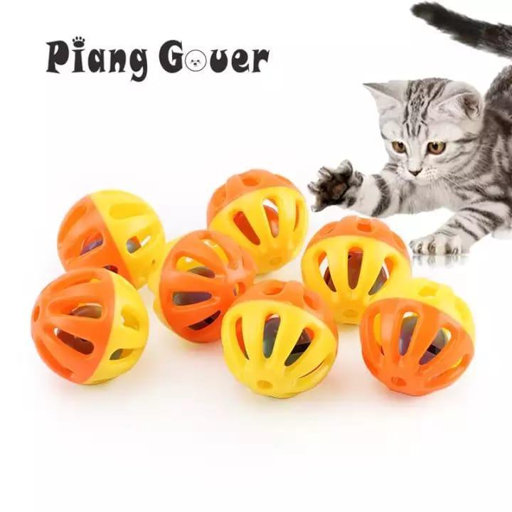 5 Pcs Of Bell Ball Toy For Cats - Playing Balls For Pet