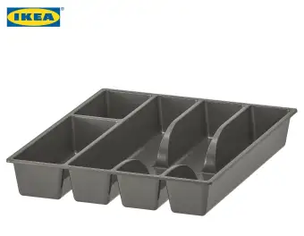 Ikea Smacker Cutlery Tray Drawer Organizer With Five Sections And