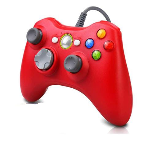Xbox 360 Controller for Windows & Xbox 360 Console Wired USB Joystick Support PC Laptop [RED]