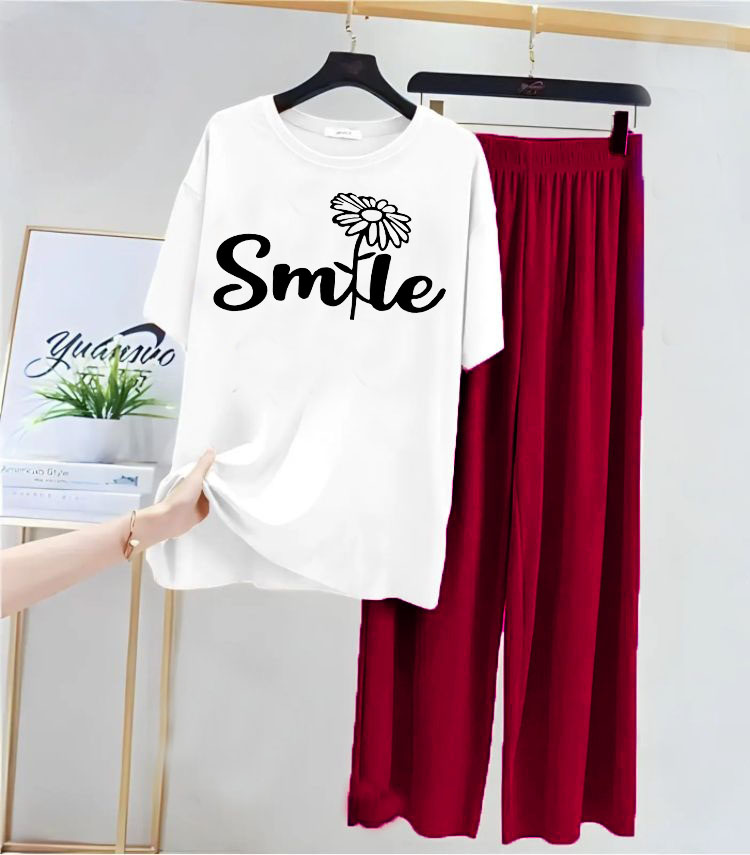 Night suit night wear lounge wear  flapper style night dress t shirt and flapper for women