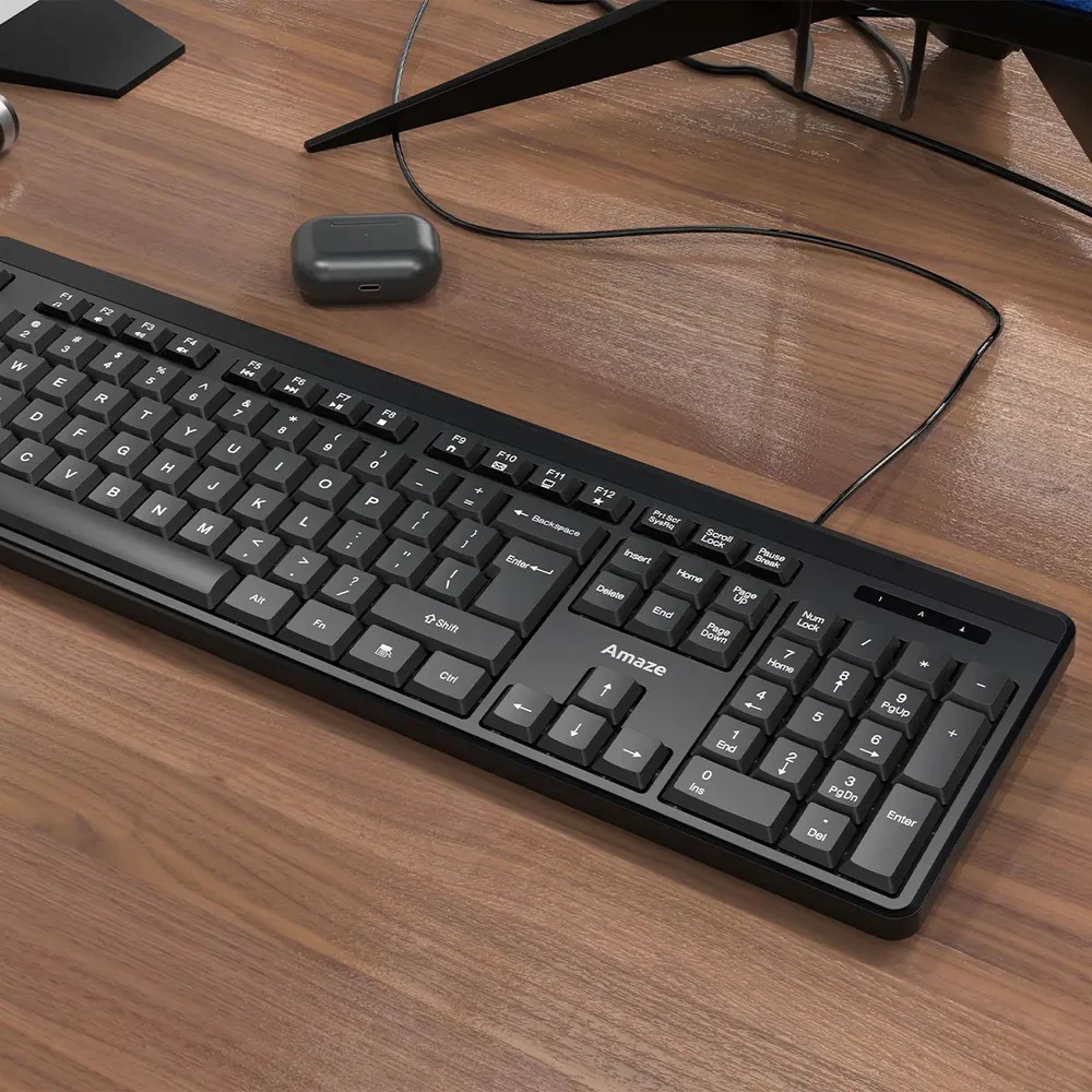 Amaze A732 Probus Super Smooth Ergonomic Wired Keyboard for Office and Home Use 10 752b154815f4acd5871c9d6e852bbc38