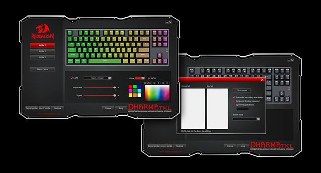 Redragon K660 RGB Wired TKL Gaming Keyboard 80% 87 Mechanical Keys Aluminum Base Upgraded Hot-Swap Socket Quiet with Linear Red Switch 19 7531dd6fdf452edfdd37d6ac043690f1