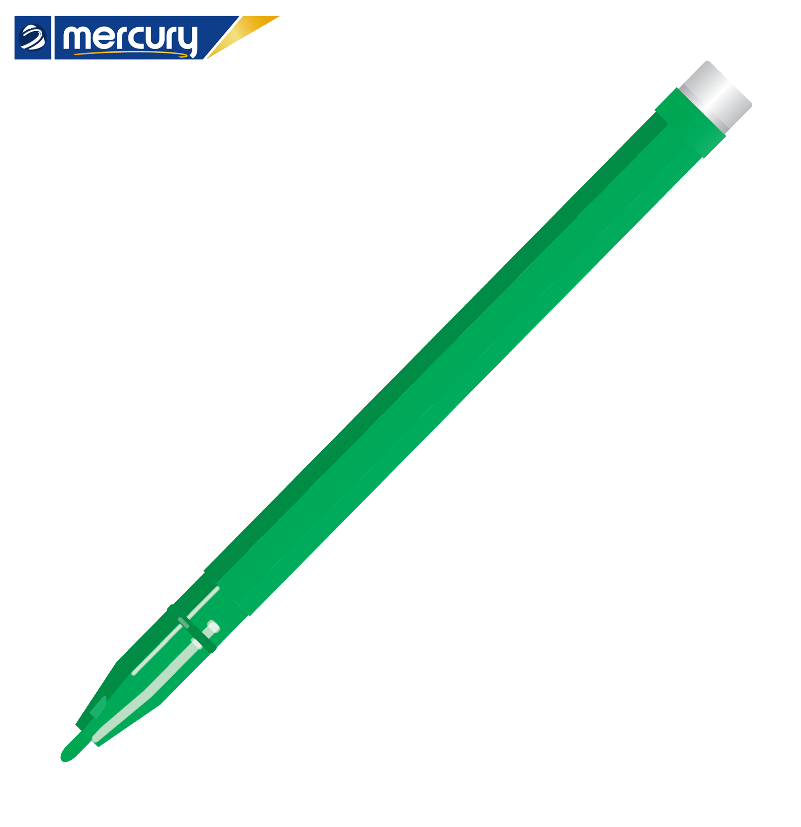 Mercury Fibre Tip Pen-regular Marker (box Of 10pcs)