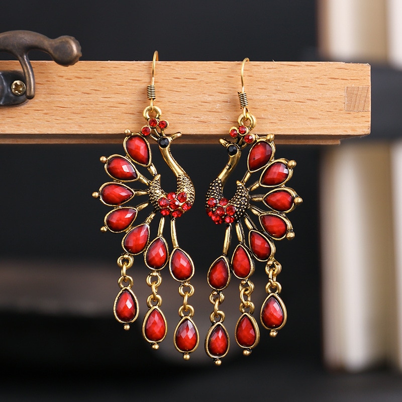 High Quality Peacock Delicate Trendy Earring For Girls