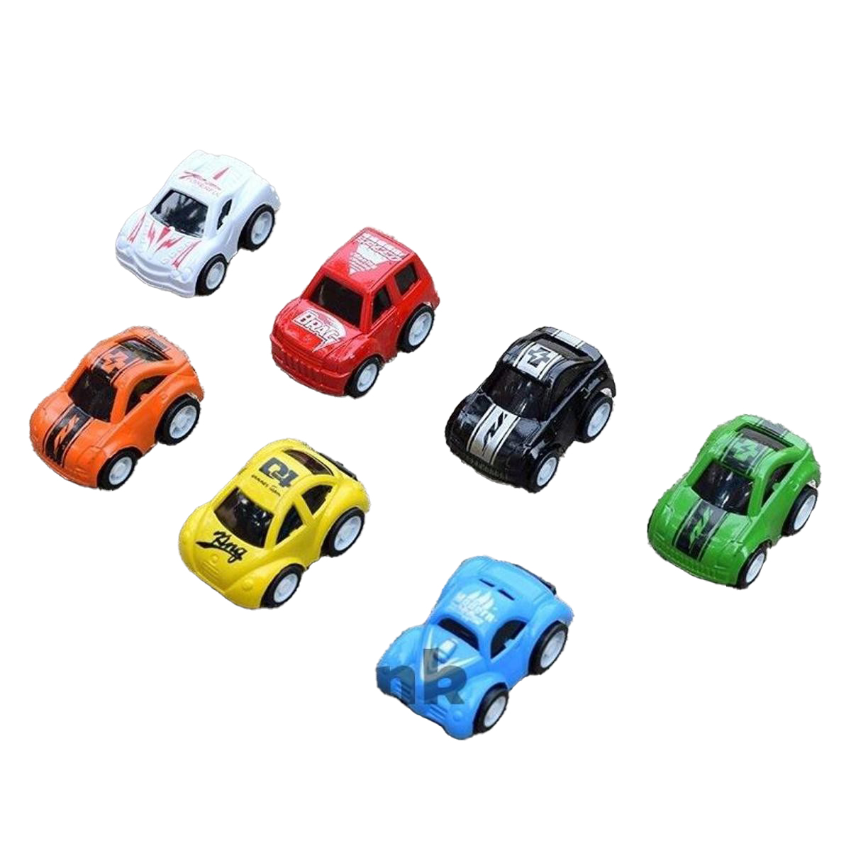 Pack of 6 Multicolor Mini Pull Back Cars Toys Set For Toddlers