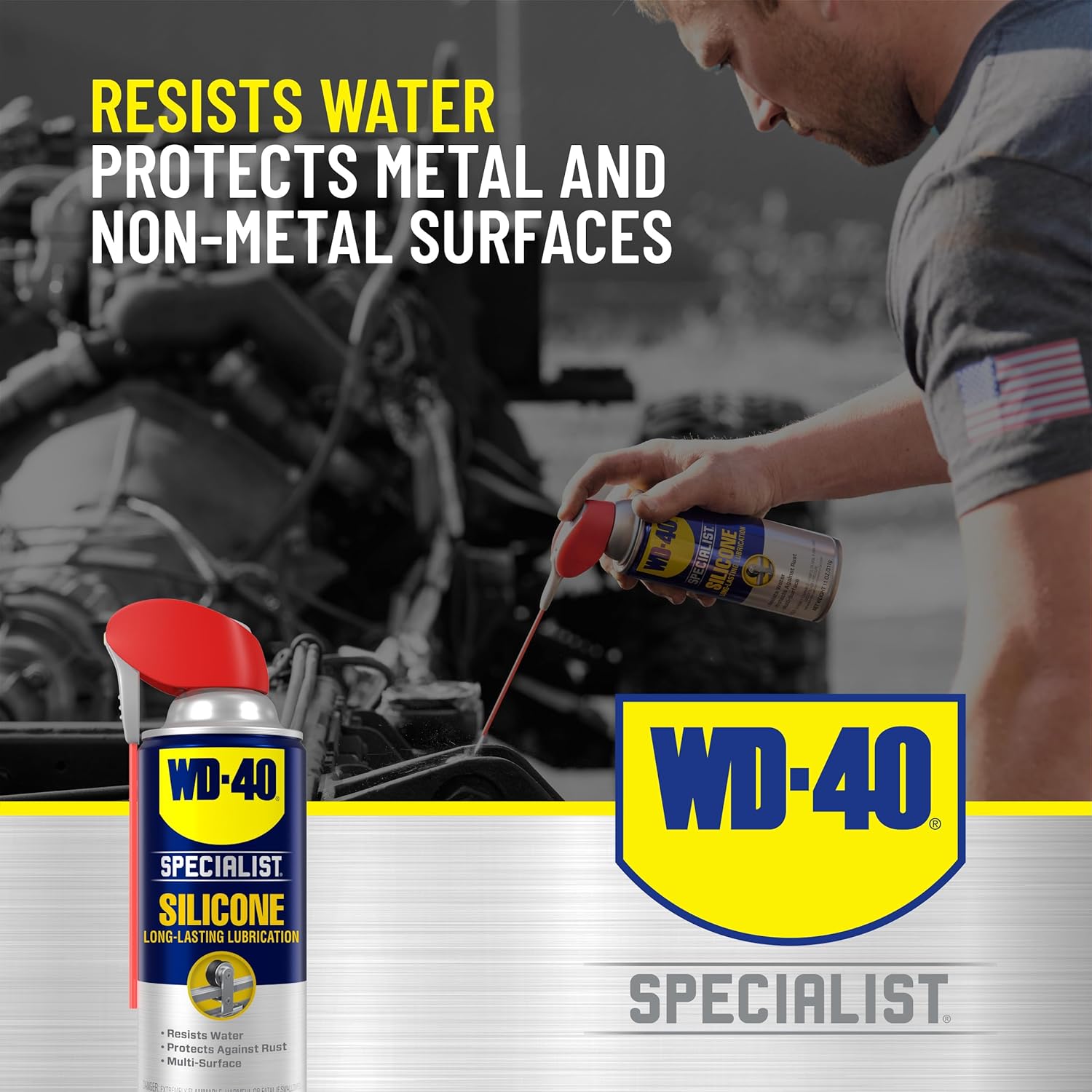 WD40 Silicone Lubricant -400ML-