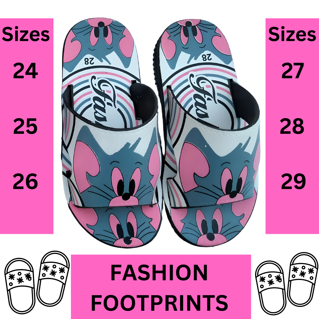 kids fashion casual cartoon chapal