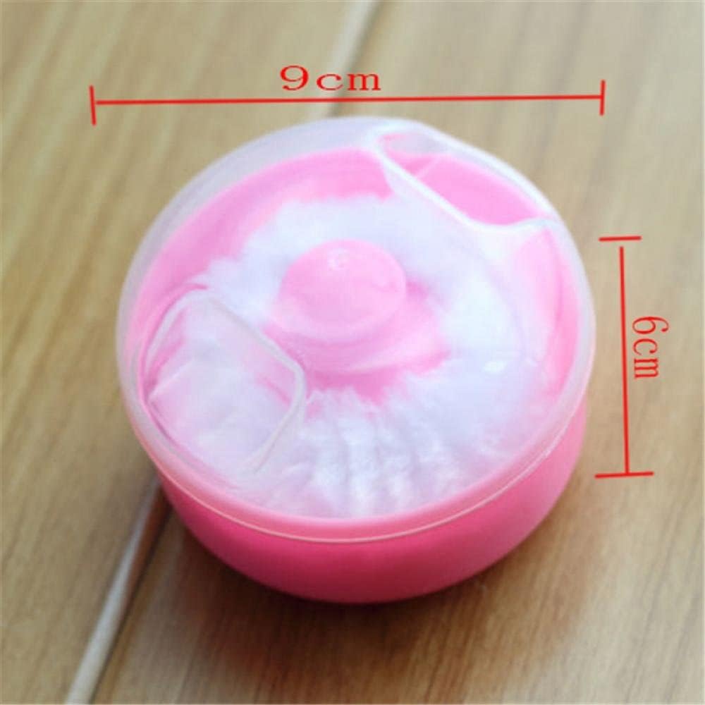 Pack of 1 Baby Powderr Puff with Container Case Talcum Sponge Baby