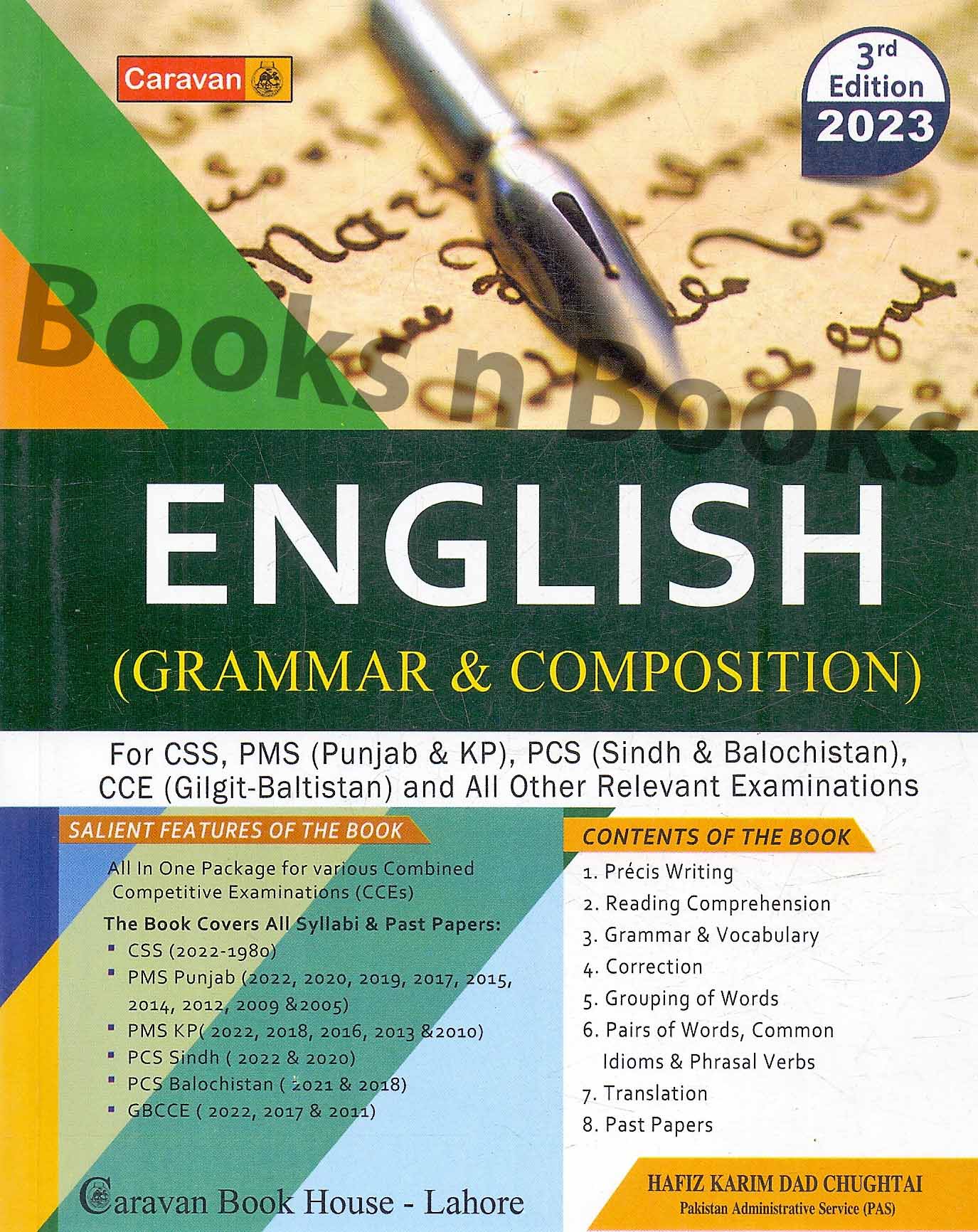 Caravan Book Of English Grammar & Composition By Hafiz Karim Dad ...