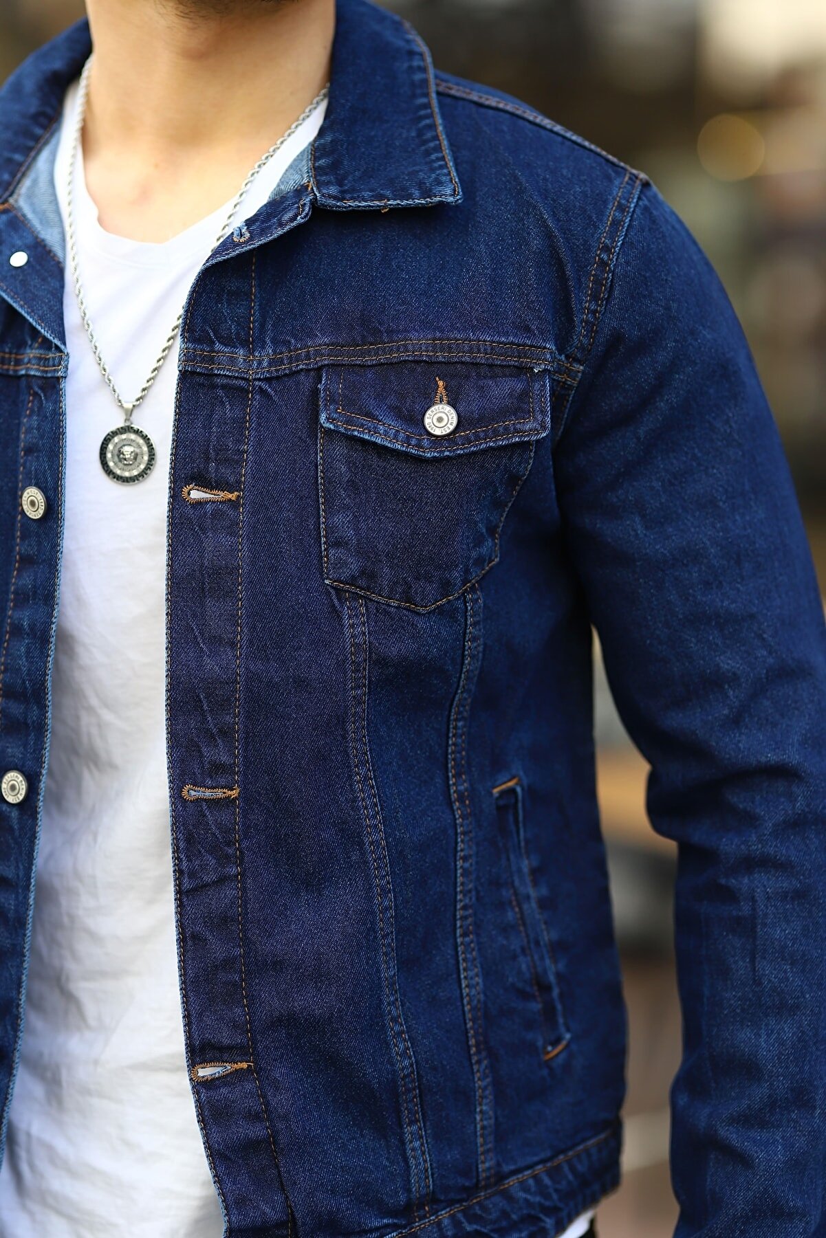 Mens Blue Denim Jacket 11.11 Sale