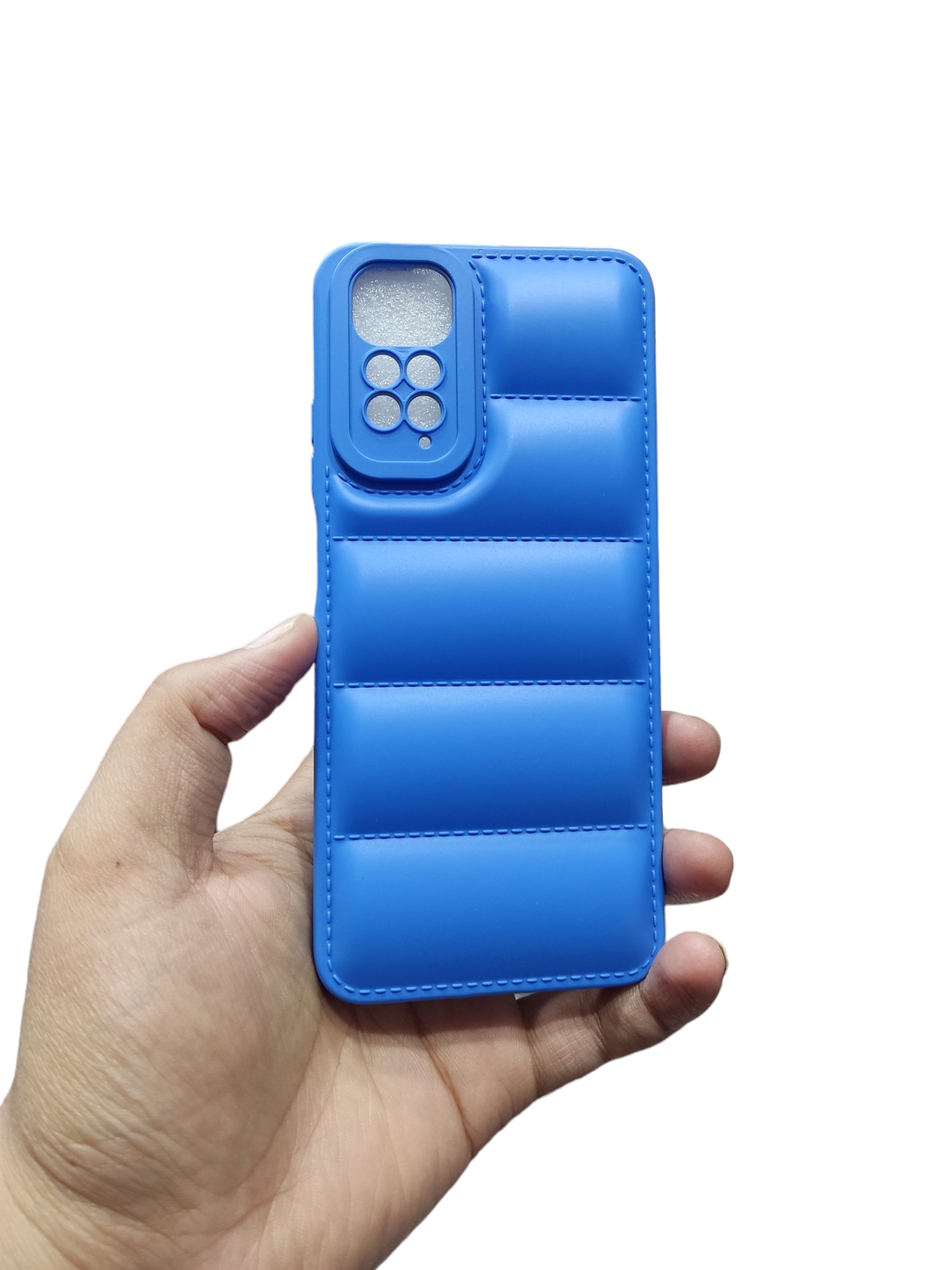 Redmi Note 11 Back Cover Soft Matt Puffer Camera Protection Down Jacket Back Cover