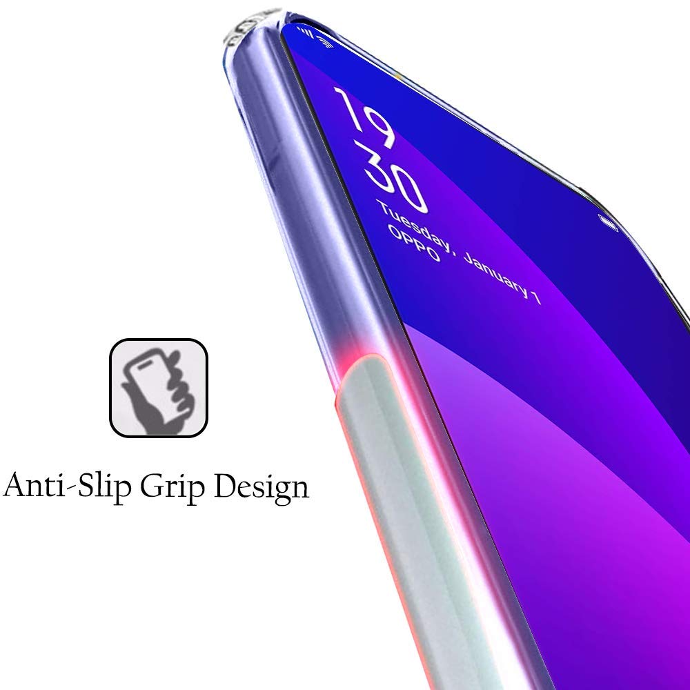 Transparent Back Cover for Vivo V21E and Y73 2021 with Camera Protection