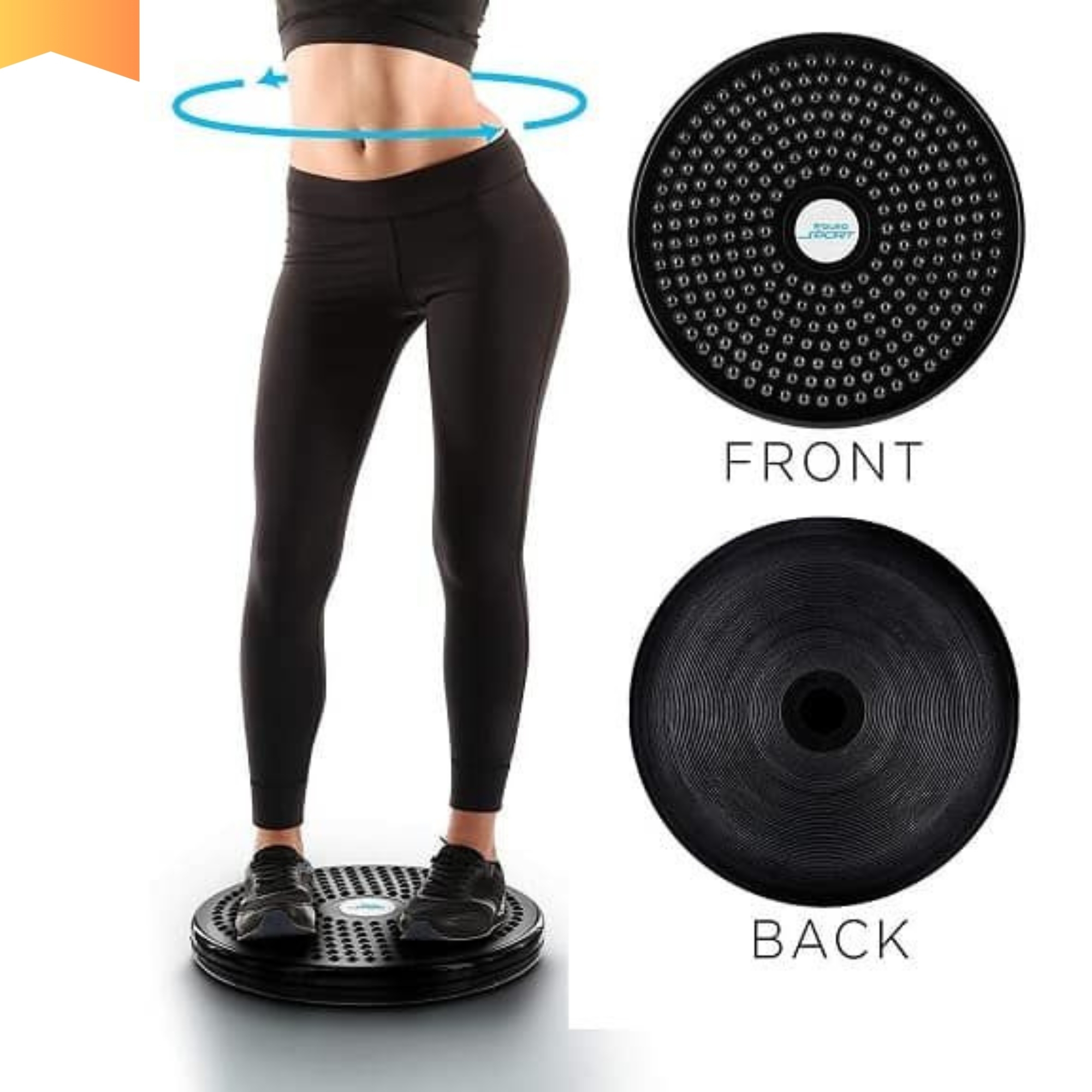 TWISTER EXERCISE MACHINE WAIST TUMMY TRIMMER DISC FOR WOMEN AND MEN | AB TWISTER DISC WAIST ROTATING BOARD EXERCISE FITNESS SPORTS EQUIPMENT