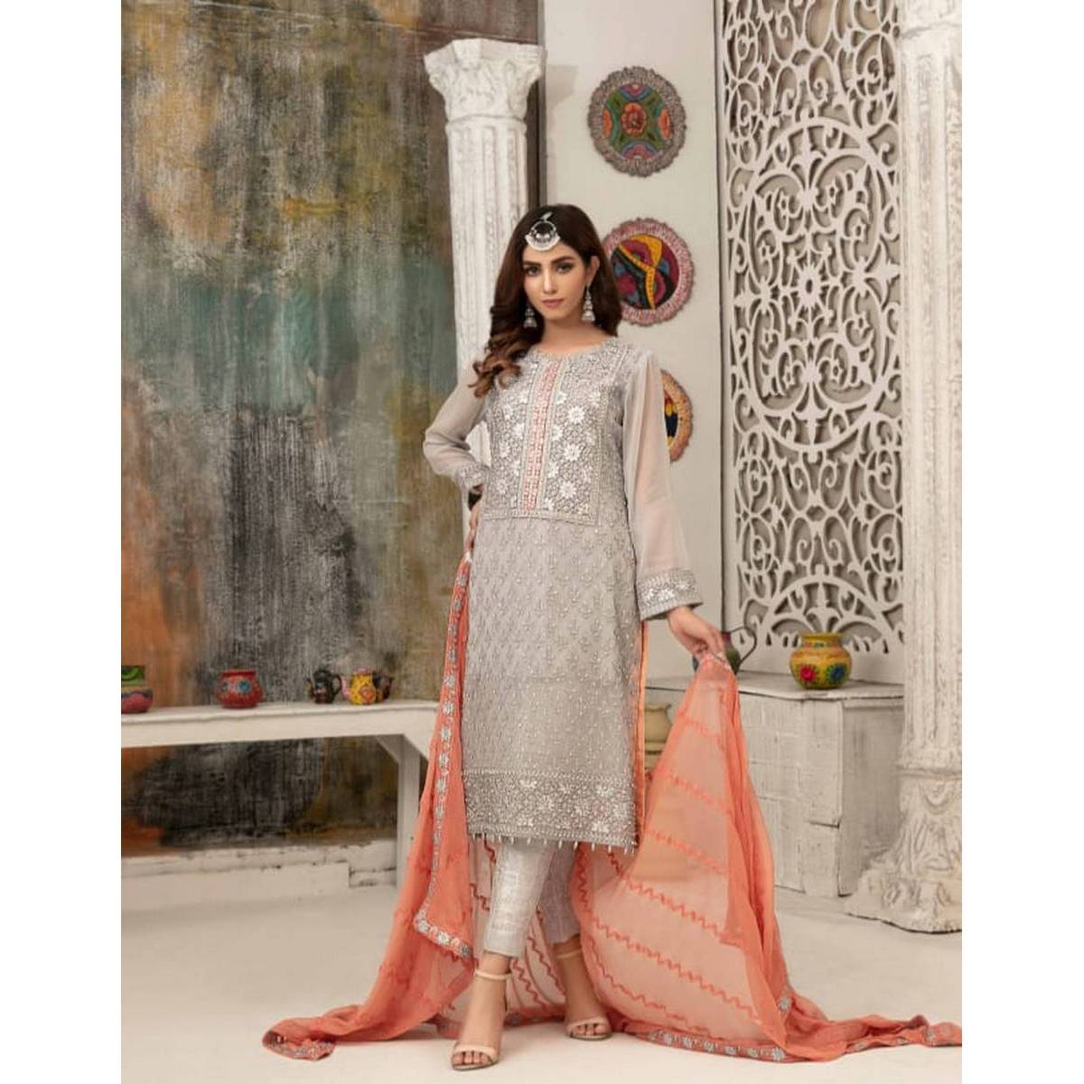 unstitched fancy dresses