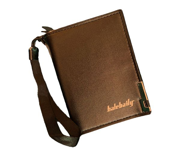Baellery Short Wallet - Premium High-Quality PU Leather Wallet with Secure Zipper, Compact and Stylish Wallet Design for Men and Women