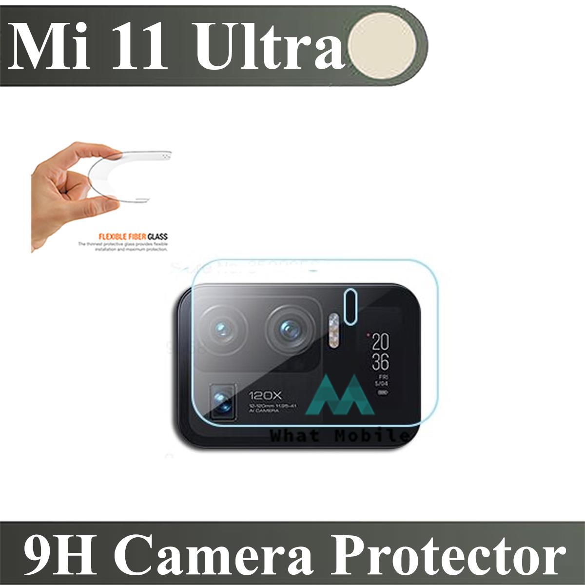 Xiaomi Mi 11 Ultra Back Camera Glass Protector 9H Flexible Anti-Shock Gorilla Nano Lens Glass Protector For Mi11 ultra - Transparent