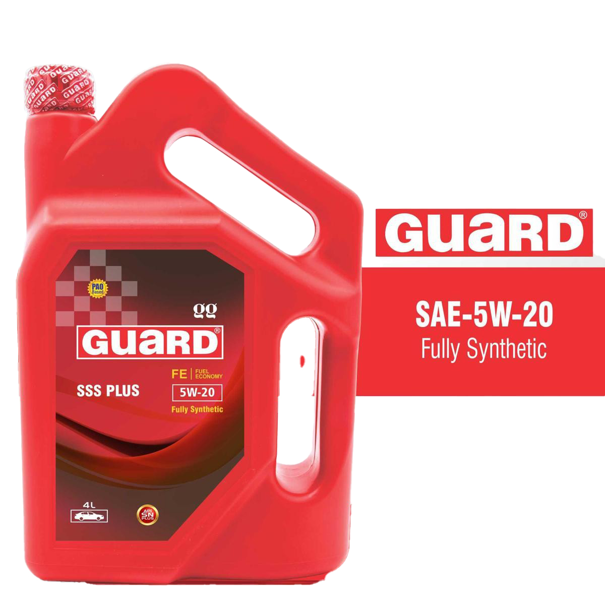 GUARD SSS PLUS 5W-20 (4L) 4 Litre Fully Synthetic Car Gasoline Engine Petrol Motor Oil Lubricant Mobil Oil