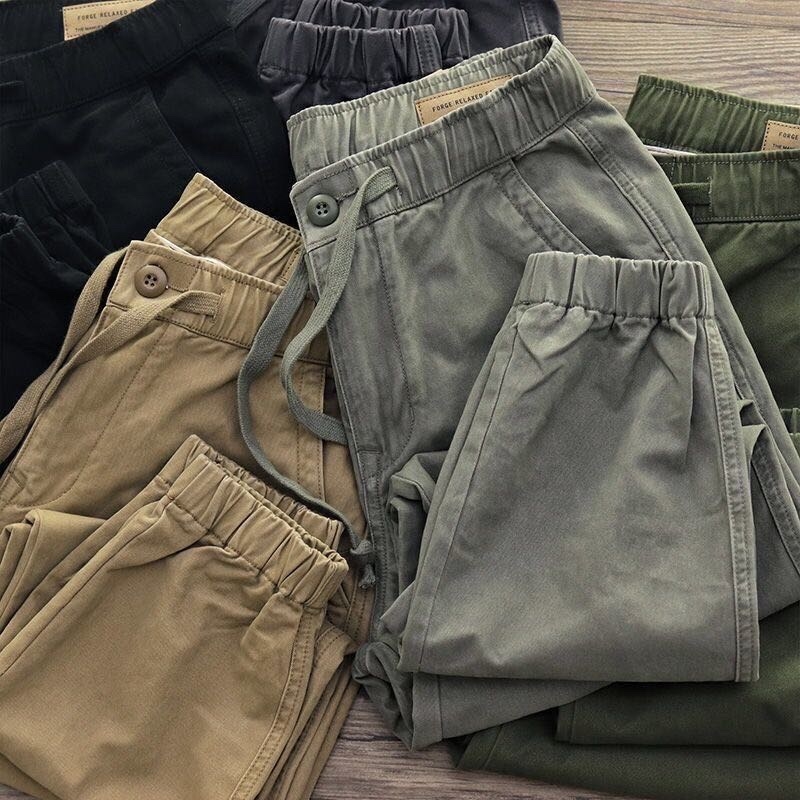 summer overalls, casual pants, men 