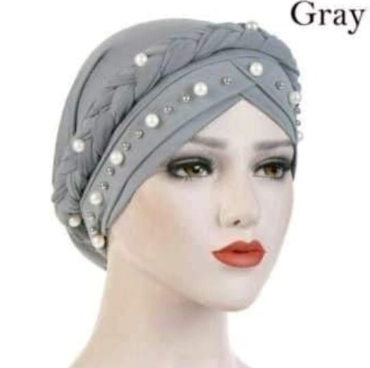 skin Muslim Hijab Cap Turban Stretch Hat Braid Hijab inner