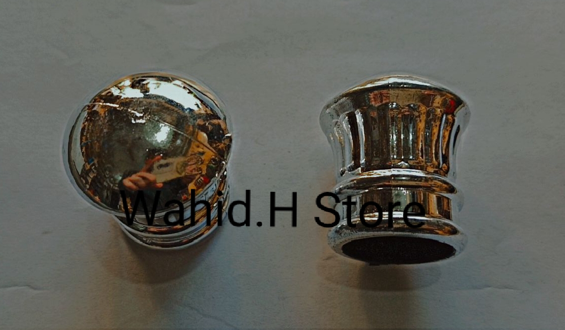 Pack Of 2pcs - Curtain Rod End Stoppers- Plastic Made Ends - Curtain End Stoppers - Endcaps For Curtains