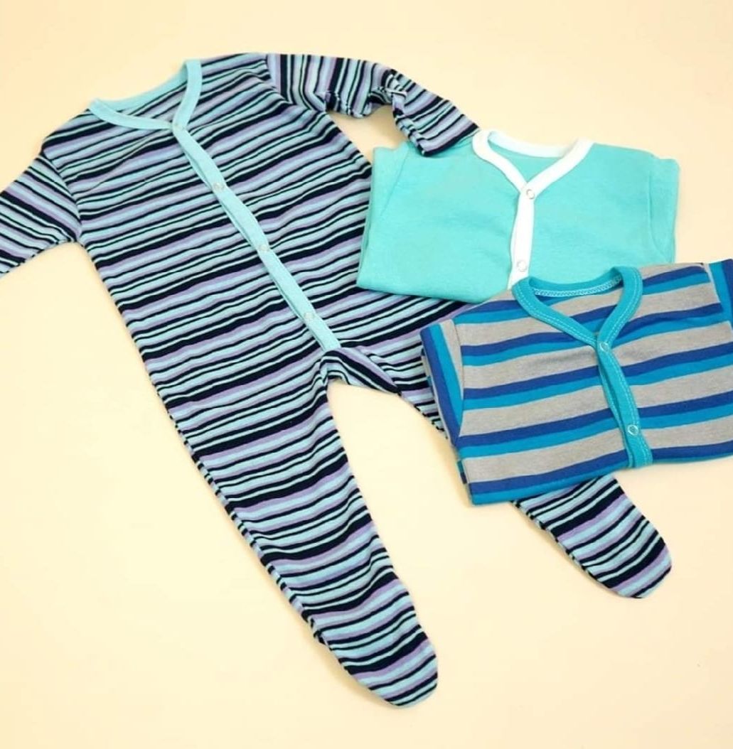 3 Piece Set Baby Rompers for Spring & Autumn Newborn Baby Clothing Summer and Winter  Soft & Cozy Rompers for Boys & Girls