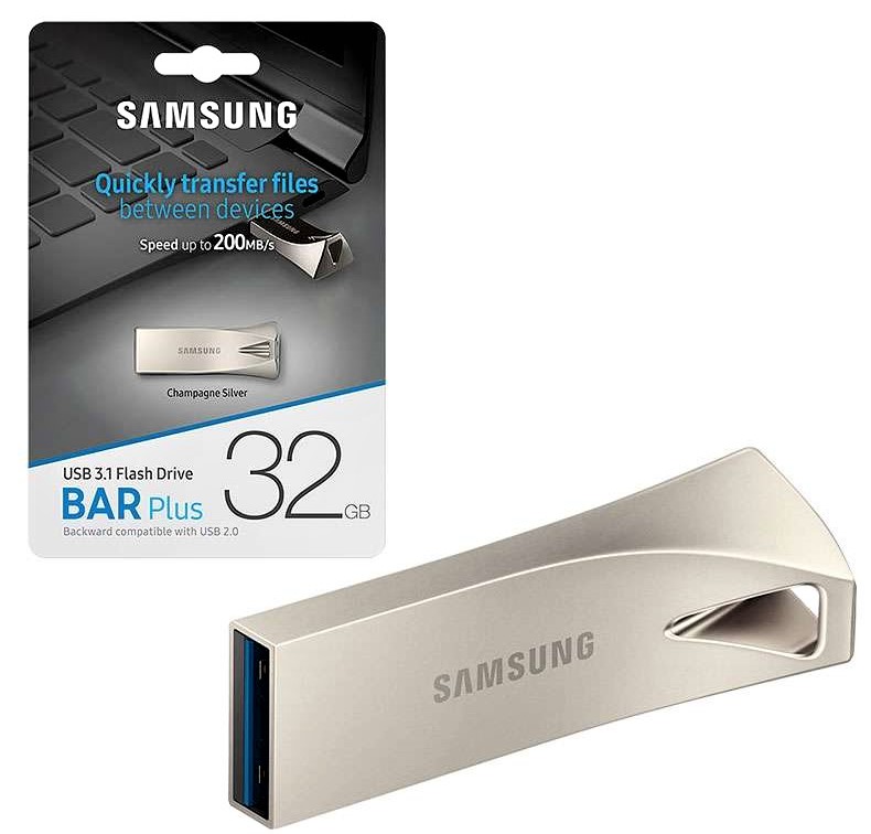 Samsung 32 GB BAR Plus Metal High Speed Flash Memory Stick USB Drive