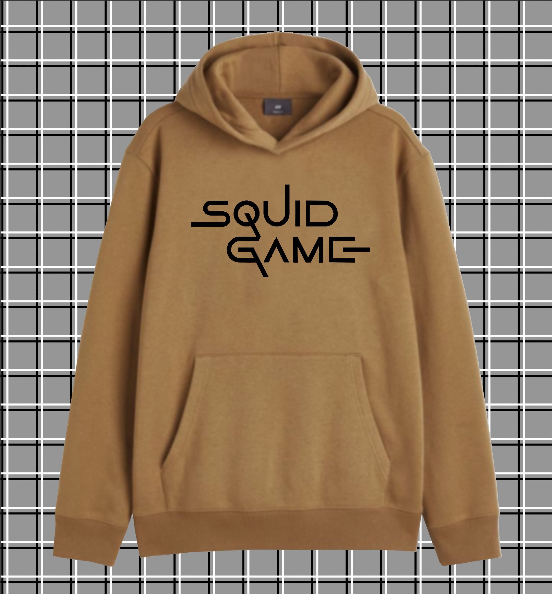 Squid game print High quality imported casual printed kangro hoodies for men pullover