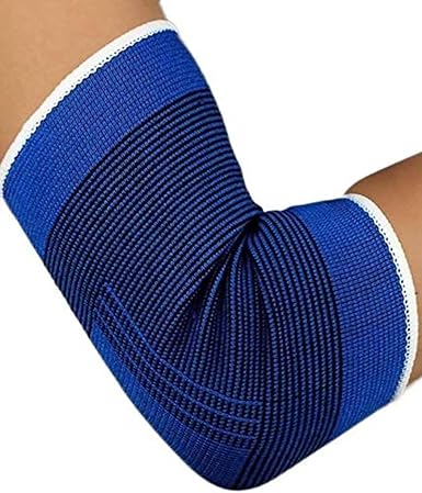 Brace for Men Women with 2 Contoured Gel Pads, Breathable Knitted Fabric, Non Slip, Compression Sleeve for Golfer's, Tennis Elbow Pain Relief,