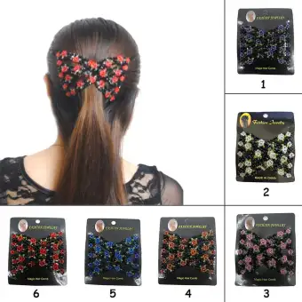 Magic Ez Combs Beads Double Stretching Hair Combs Clip With