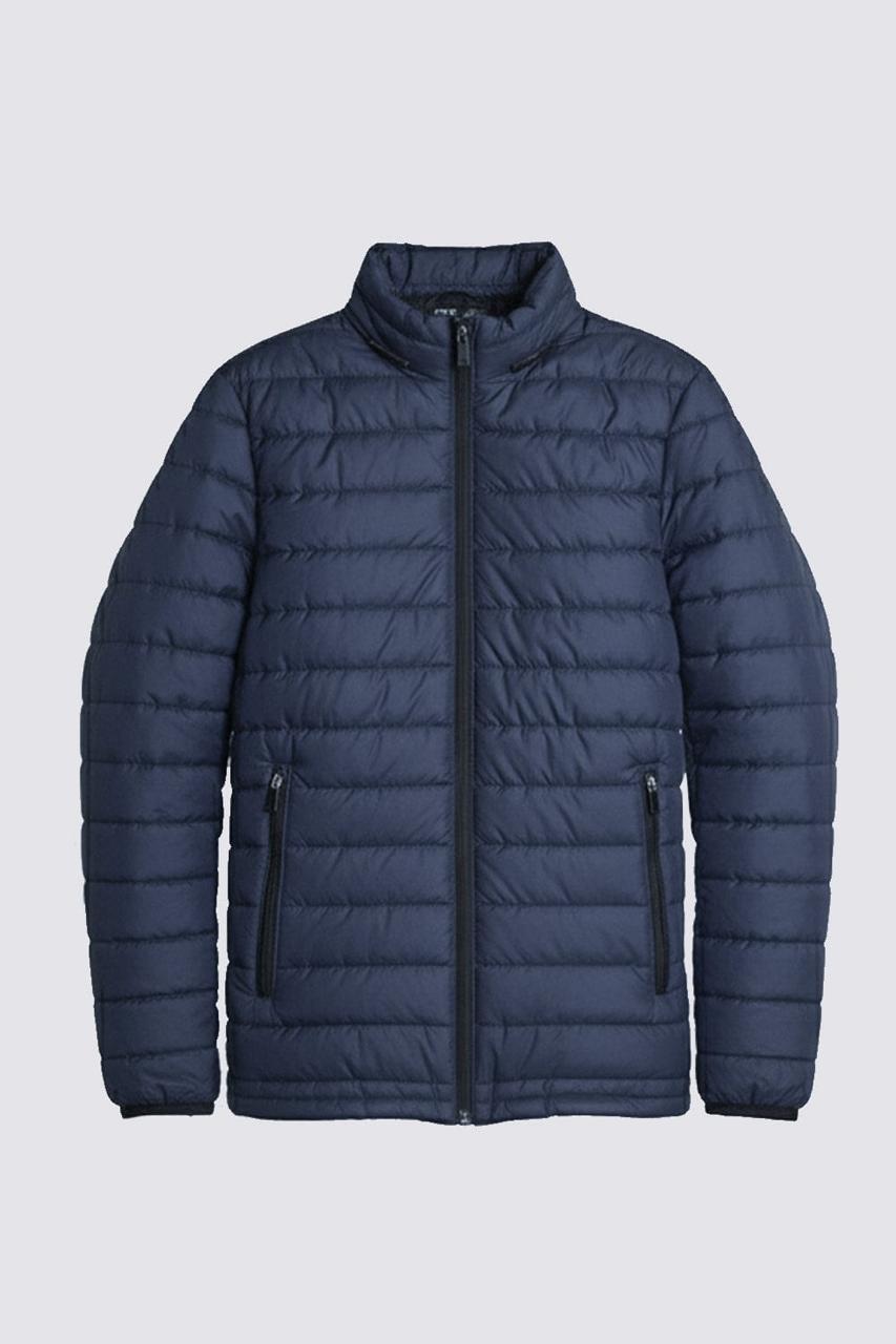 Puffer Stylish Winter Jacket For Men, Men's Puffer Jacket, Puffer Jacket (Black / Navy Blue) 300m Layer, Full Sleeve, Padded Jackets