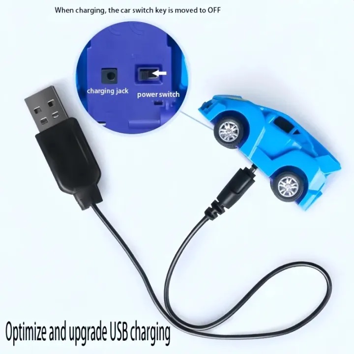 Mini USB Rechargeable RC Toy Car with Wristband Controller 2.4GHz for Kids 8-11 Years Remote Control Watch Car Unisex