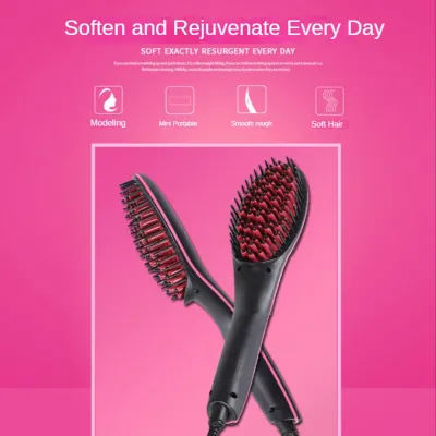 XHHDQES Wireless Electric Straight Hair Brush Fast Heat Hair