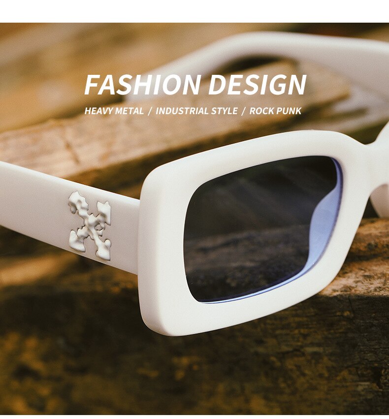 RAVEMODA Small Square Sunglasses Women Brand Designer Retro Rectangular  Women's Men Sun Glasses Female Eyewear UV400