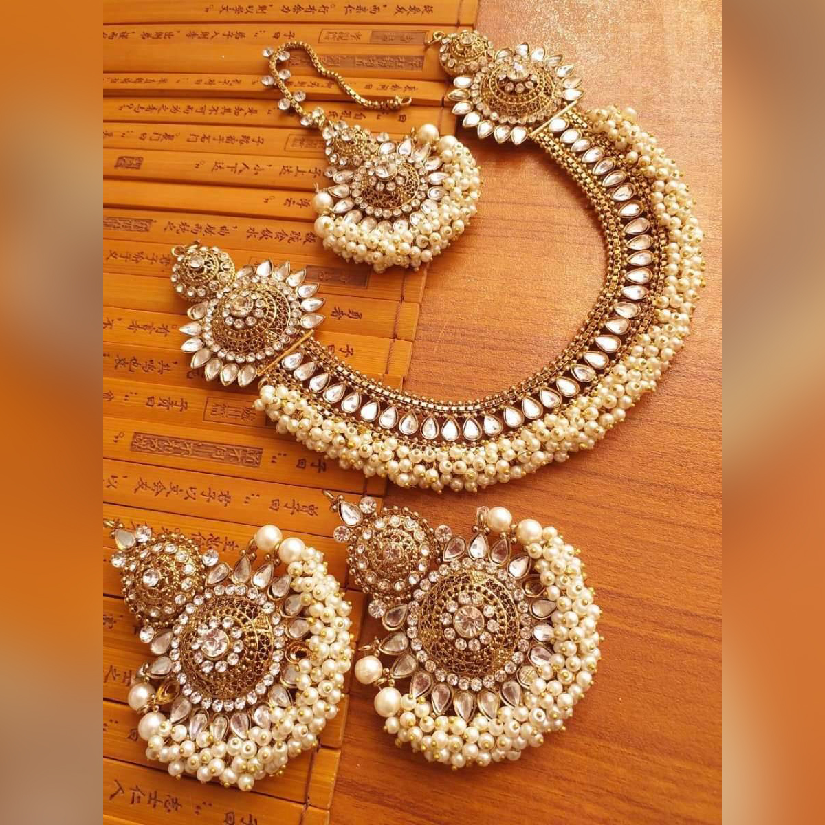 set bridal gold pleted new style 