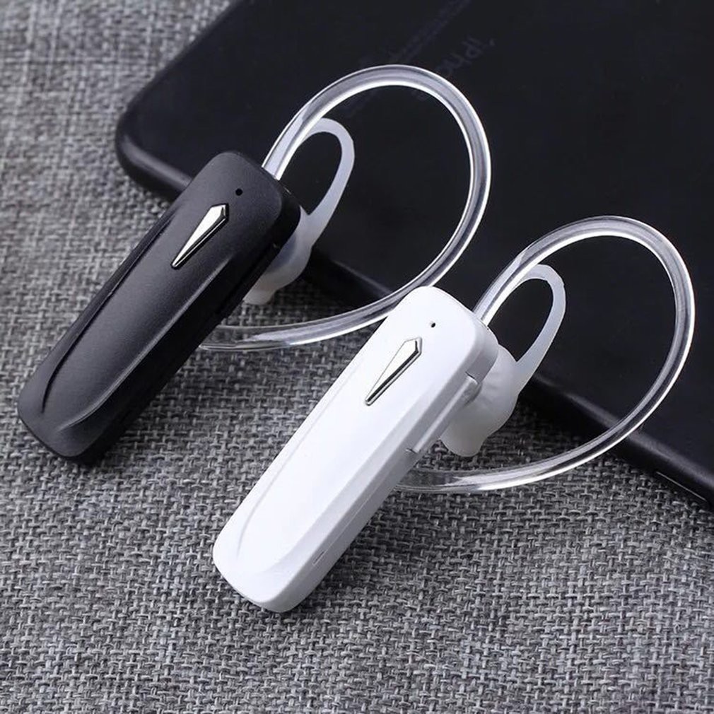 M163 Wireless Bluetooth Earphone Headset Single Earpiece With Ear Clip (Connect with All Bluetooth Devices).