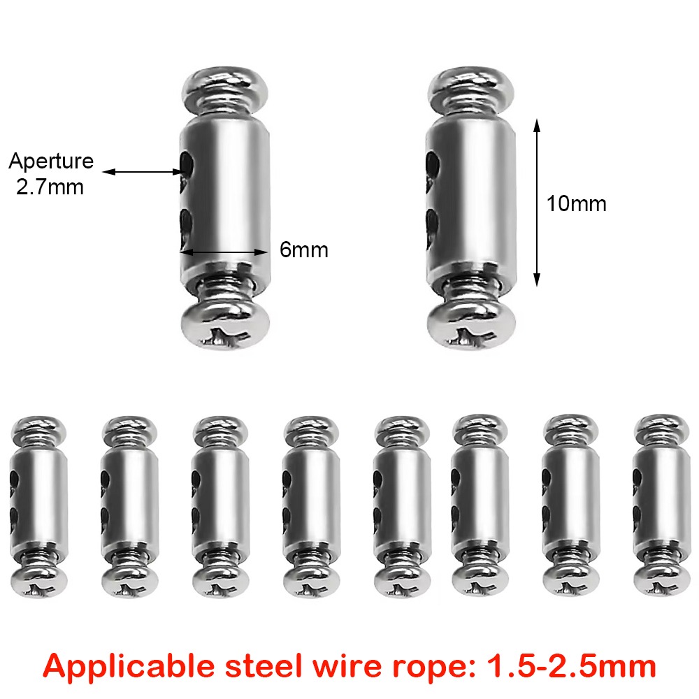 Copper Rope Clips New Copper Steel Wire Rope Clip Metal Adjustable Stainless Steel Cable ...