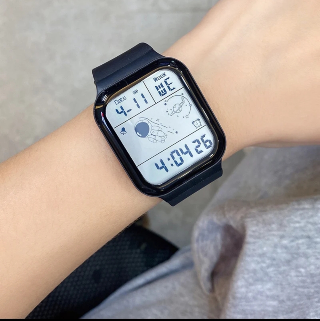 High Quality Digital LED Sports Watch for Men & Boys | Waterproof Rubber Strap Wrist Watch | Alarm, Date, Day & Time Display | Student School & College Sports Watch